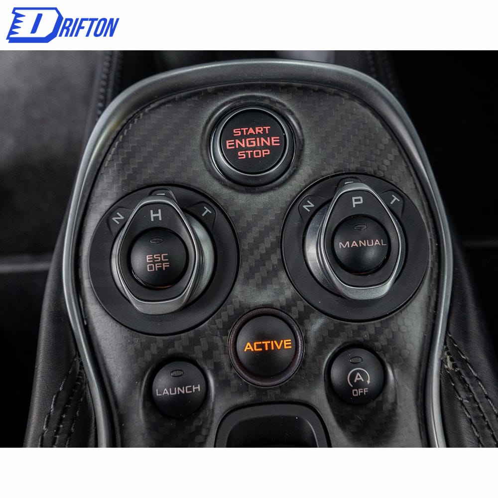 OEM Style Dry Carbon Fiber Interiors Gearshift Panel For McLaren 570S 600LT 2015-2020