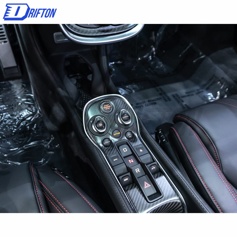 OEM Style Dry Carbon Fiber Interiors Gearshift Panel For McLaren 570S 600LT 2015-2020