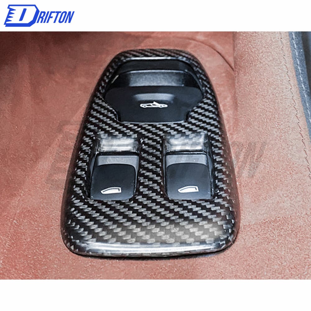 OEM Style Dry Carbon Fiber Interiors Window Lift Panel For McLaren 570S 600LT 2015-2020