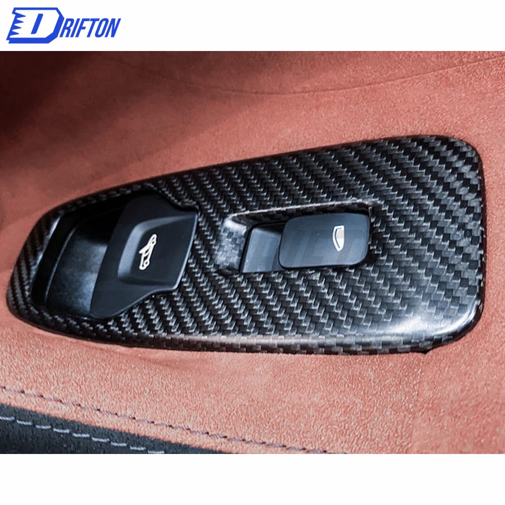 OEM Style Dry Carbon Fiber Interiors Window Lift Panel For McLaren 570S 600LT 2015-2020