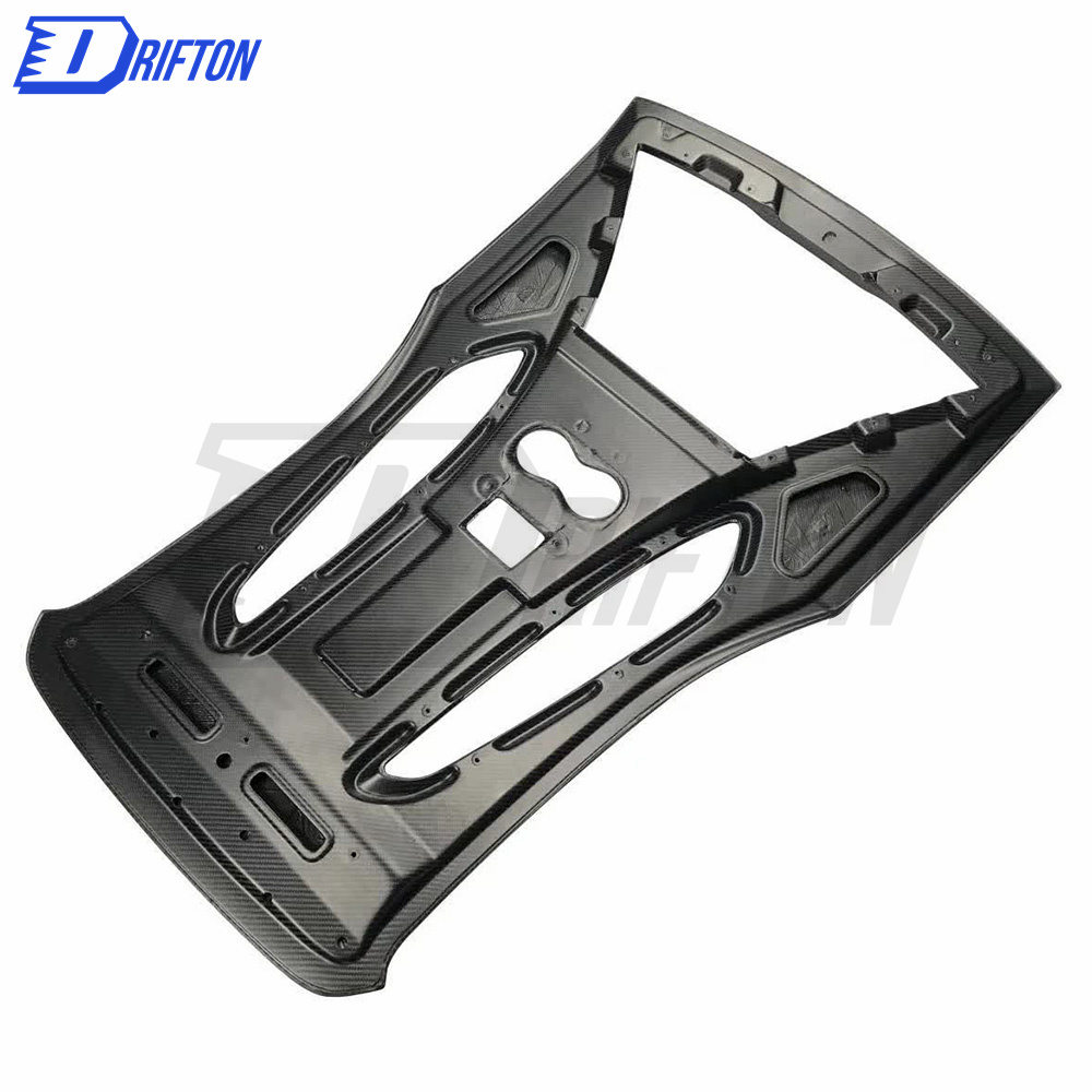 OEM Style Dry Carbon Fiber Rear Engine Hood Cover For Mclaren 570S 2015-2020