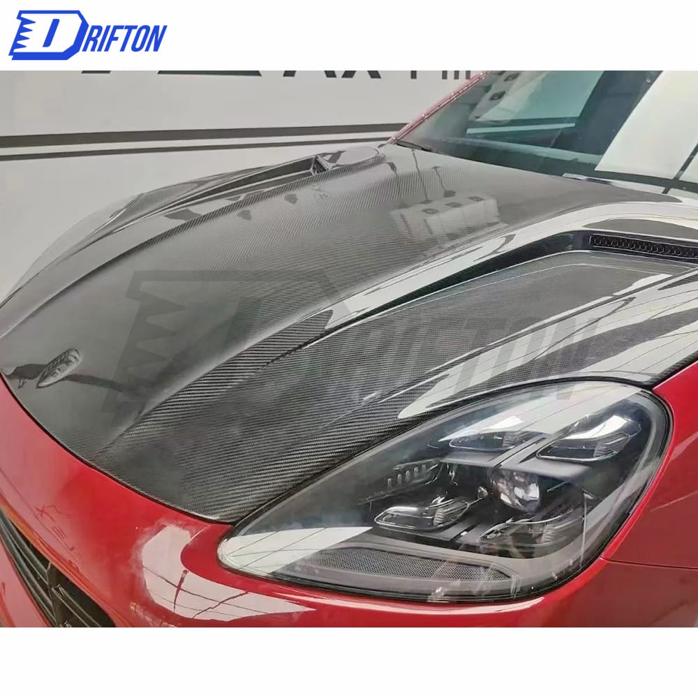 Techart Style Carbon Fiber Hood For Porsche Cayenne 9Y0 2018-2019