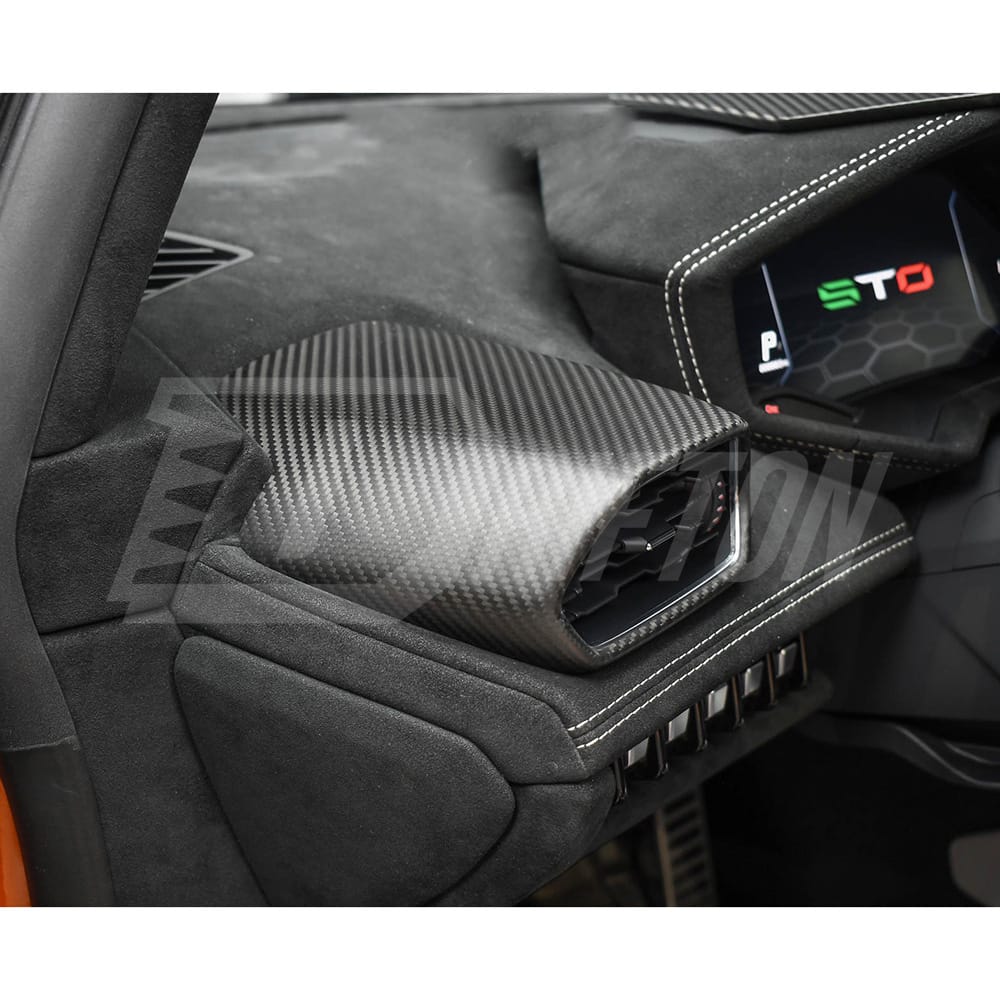 Dry Carbon Fiber AC Cover For Lamborghini Huracan LP610 LHD 2014-2018