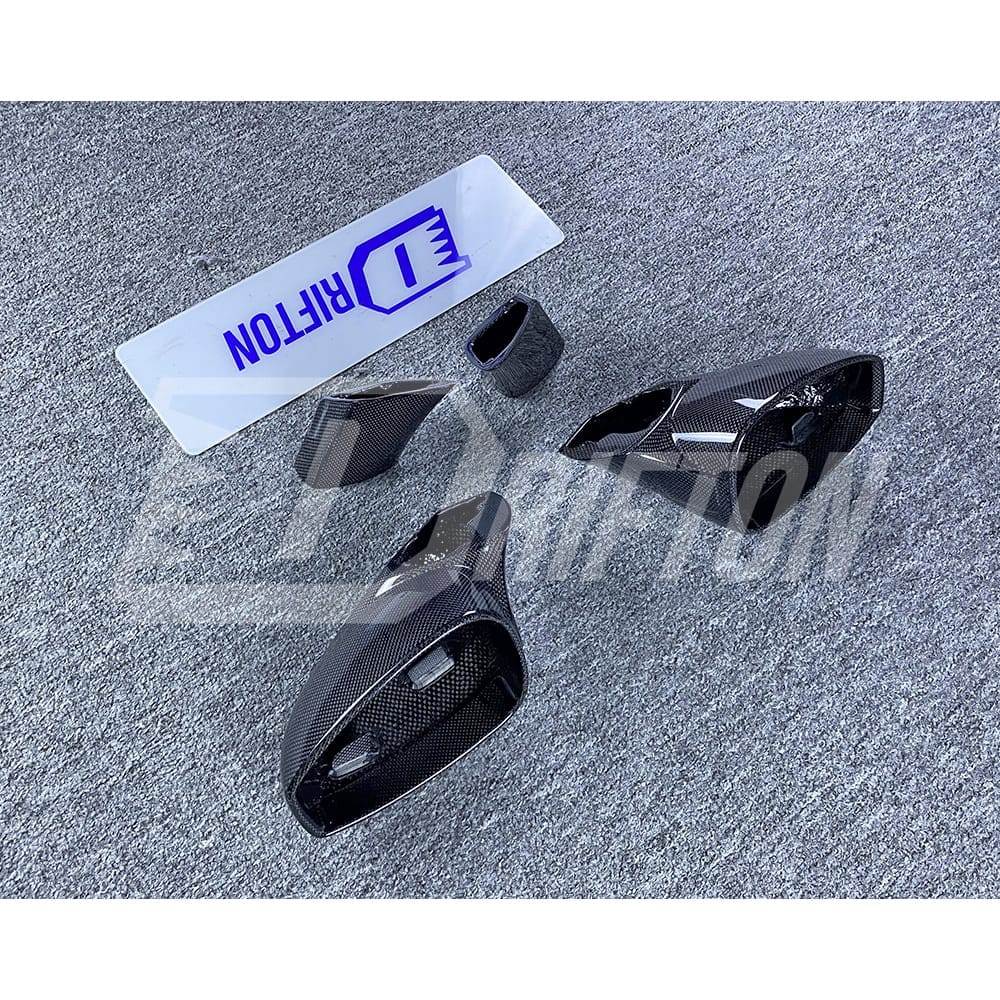Dry Carbon Fiber Mirror Caps For Ferrari 488 GTB 2015-2018