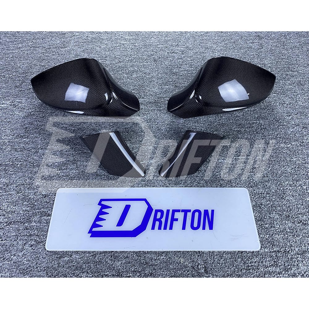 Dry Carbon Fiber Mirror Caps For Ferrari 488 GTB 2015-2018