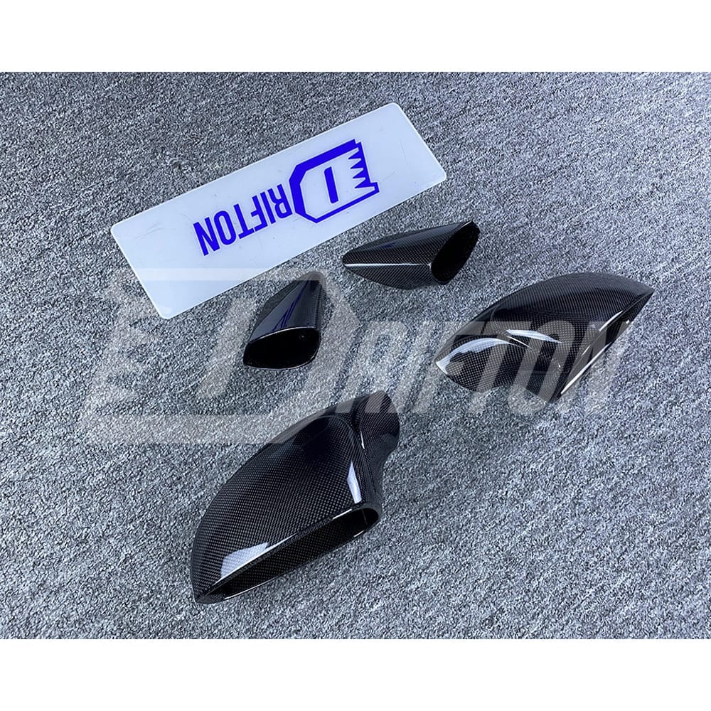 Dry Carbon Fiber Mirror Caps For Ferrari 488 GTB 2015-2018