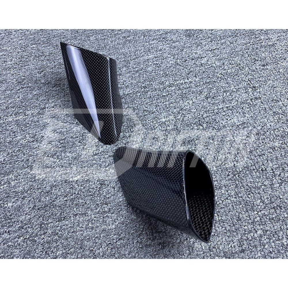 Dry Carbon Fiber Mirror Caps For Ferrari 488 GTB 2015-2018