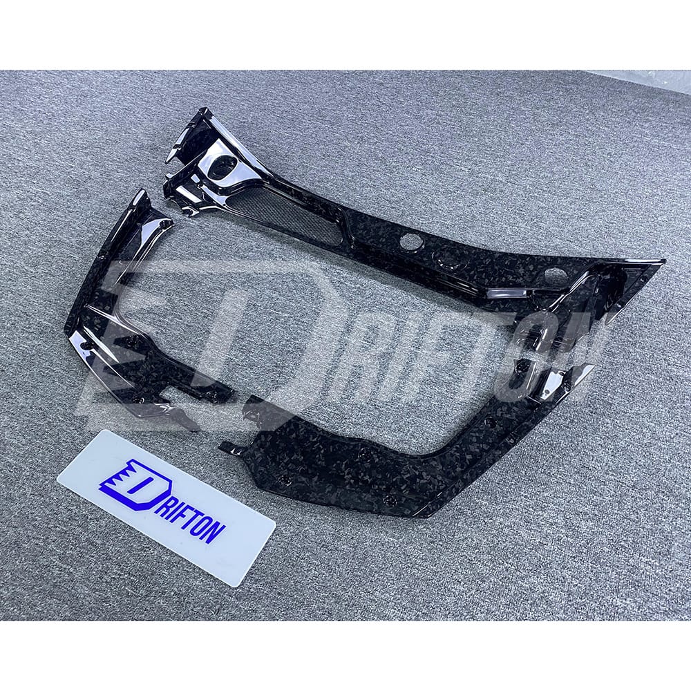 Dry Forged Carbon Fiber Front Trunk Boot Lid Cover Kit For Lamborghini Huracan LP610-4