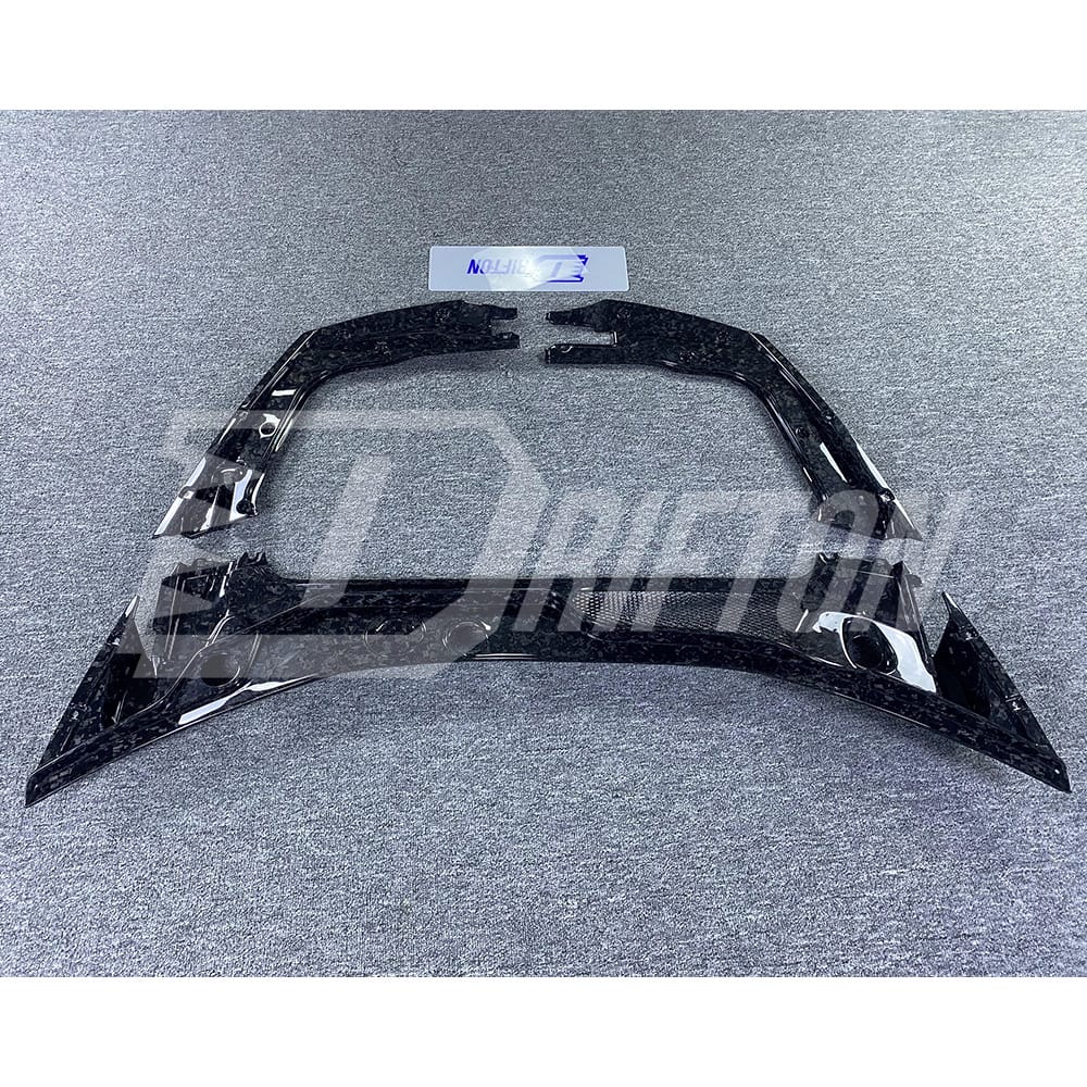 Dry Forged Carbon Fiber Front Trunk Boot Lid Cover Kit For Lamborghini Huracan LP610-4