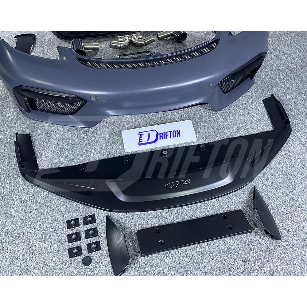GT4 Style PP Body Kit For Porsche 718 Cayman Boxster 2016-2018