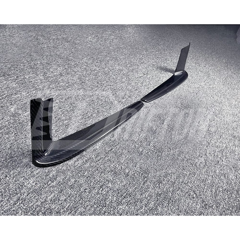 OEM Style Dry Carbon Fiber Front Bumper Vent Cover Trim For Porsche 911 992 Carrera 2019-2023