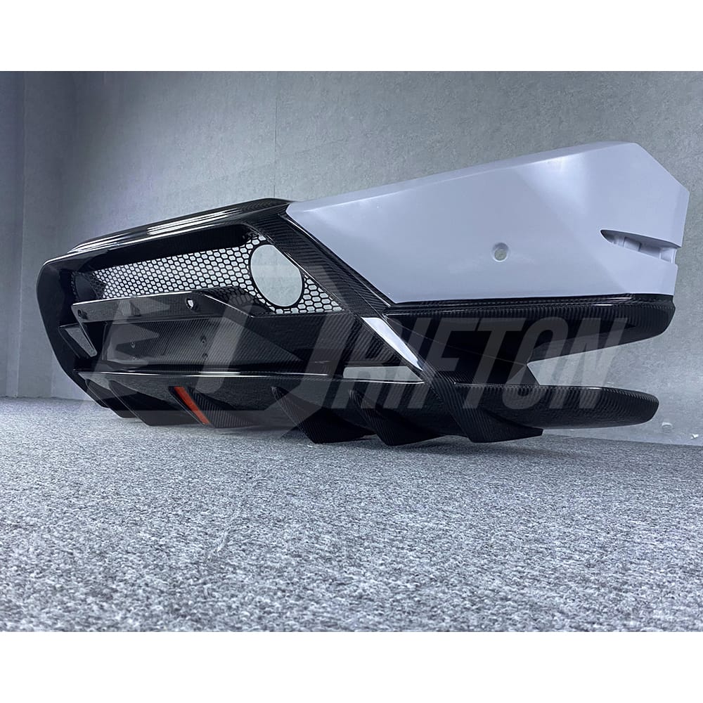 Performance Style Half Dry Carbon Fiber Rear Bumper For Lamborghini Huracan LP610-4 LP580 2014-2016