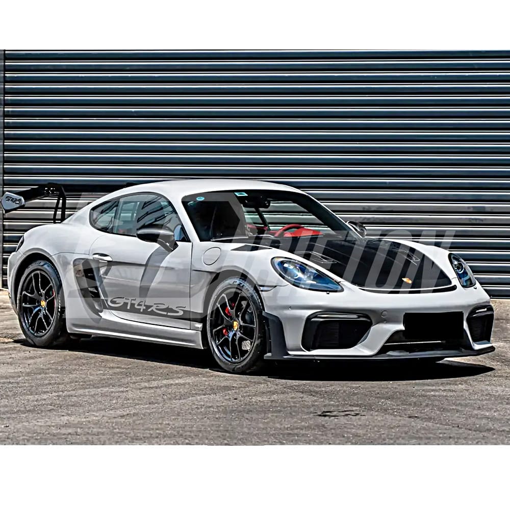 RS Style Carbon Fiber Hood For Porsche 718 Cayman Boxster 2016-2020