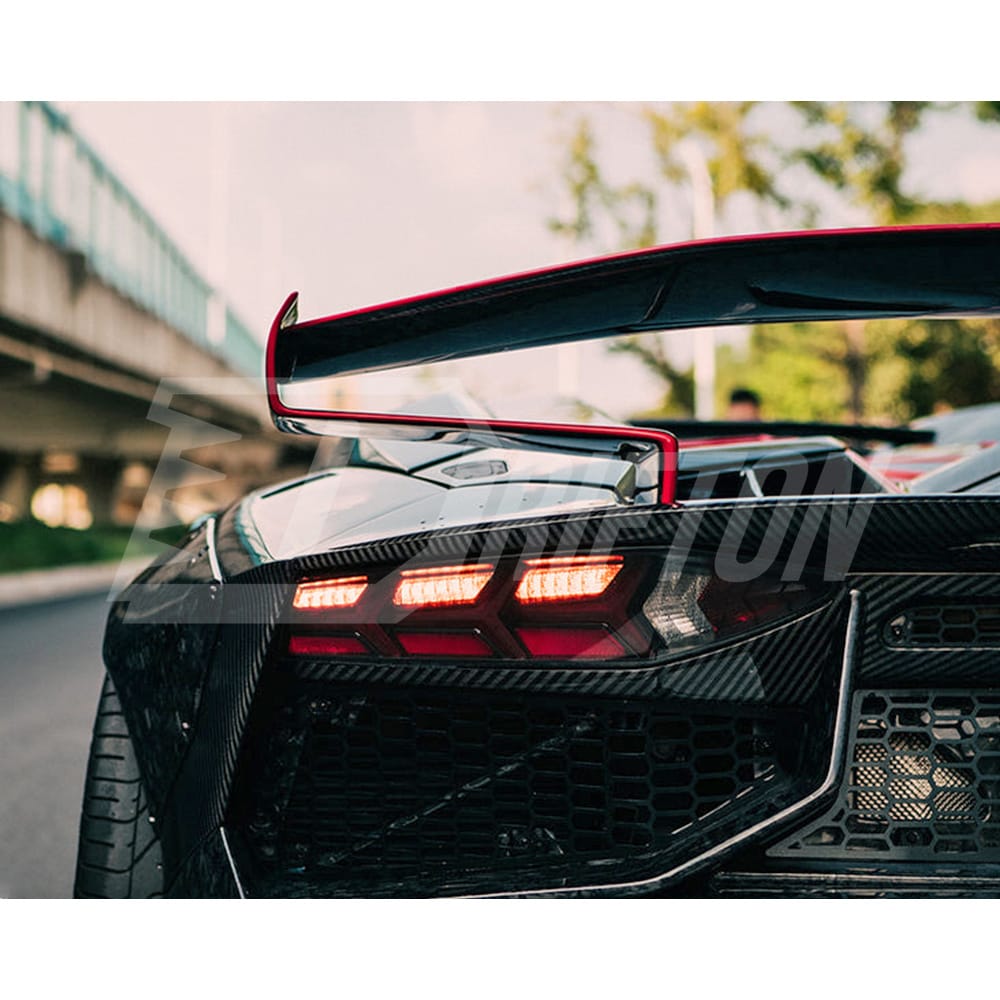 SV Style Dry Carbon Fiber Rear Bumper For Lamborghini Aventador LP700-4 LP720 LP750 2011-2015