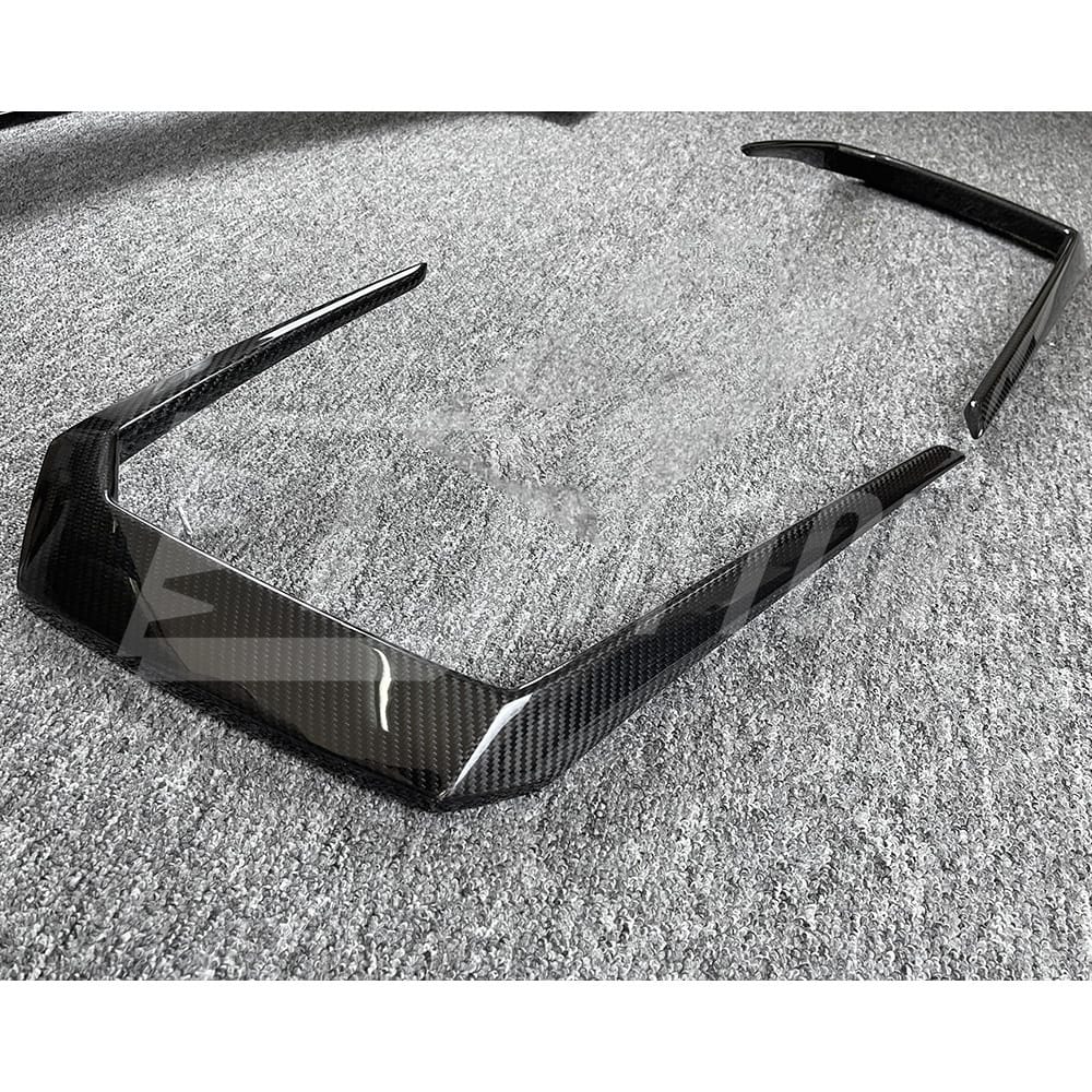 TC Style Dry Carbon Fiber Front Bumper Vent Canard For Lamborghini URUS