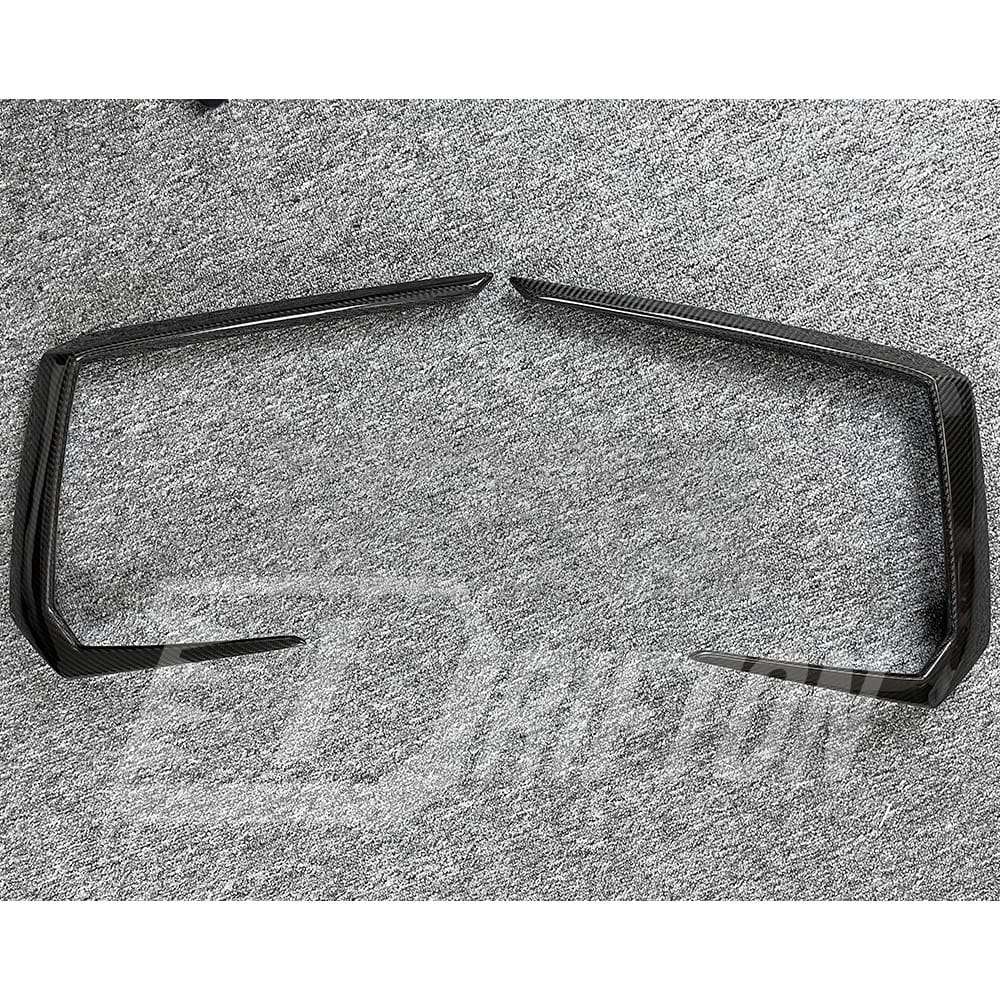 TC Style Dry Carbon Fiber Front Bumper Vent Canard For Lamborghini URUS