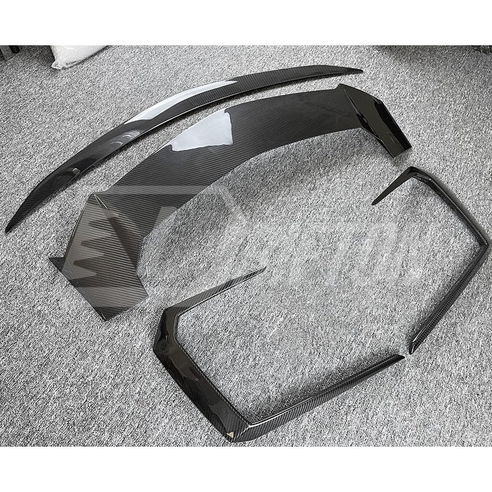 TC Style Dry Carbon Fiber Front Bumper Vent Canard For Lamborghini URUS