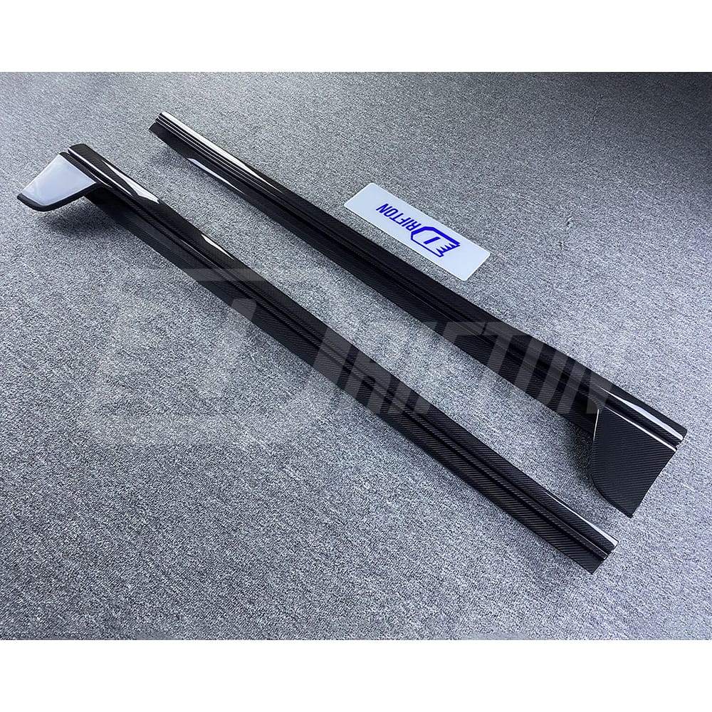 TechArt Style Dry Carbon FIber Side Skirt For Porsche 911 992 Turbo S 2019-2023