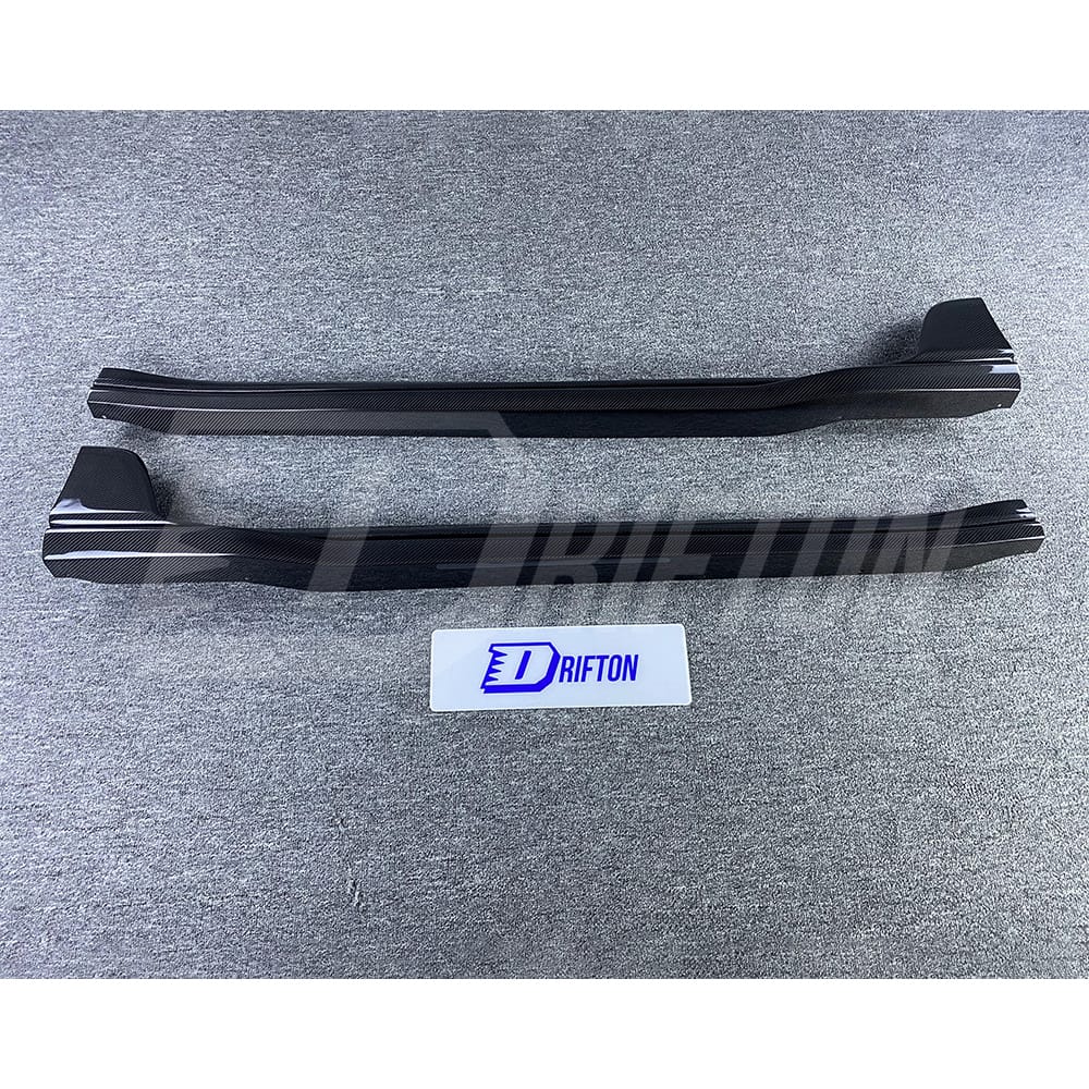 TechArt Style Dry Carbon FIber Side Skirt For Porsche 911 992 Turbo S 2019-2023