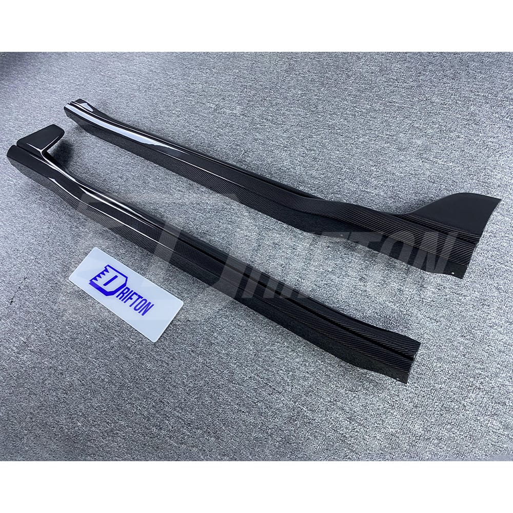 TechArt Style Dry Carbon FIber Side Skirt For Porsche 911 992 Turbo S 2019-2023