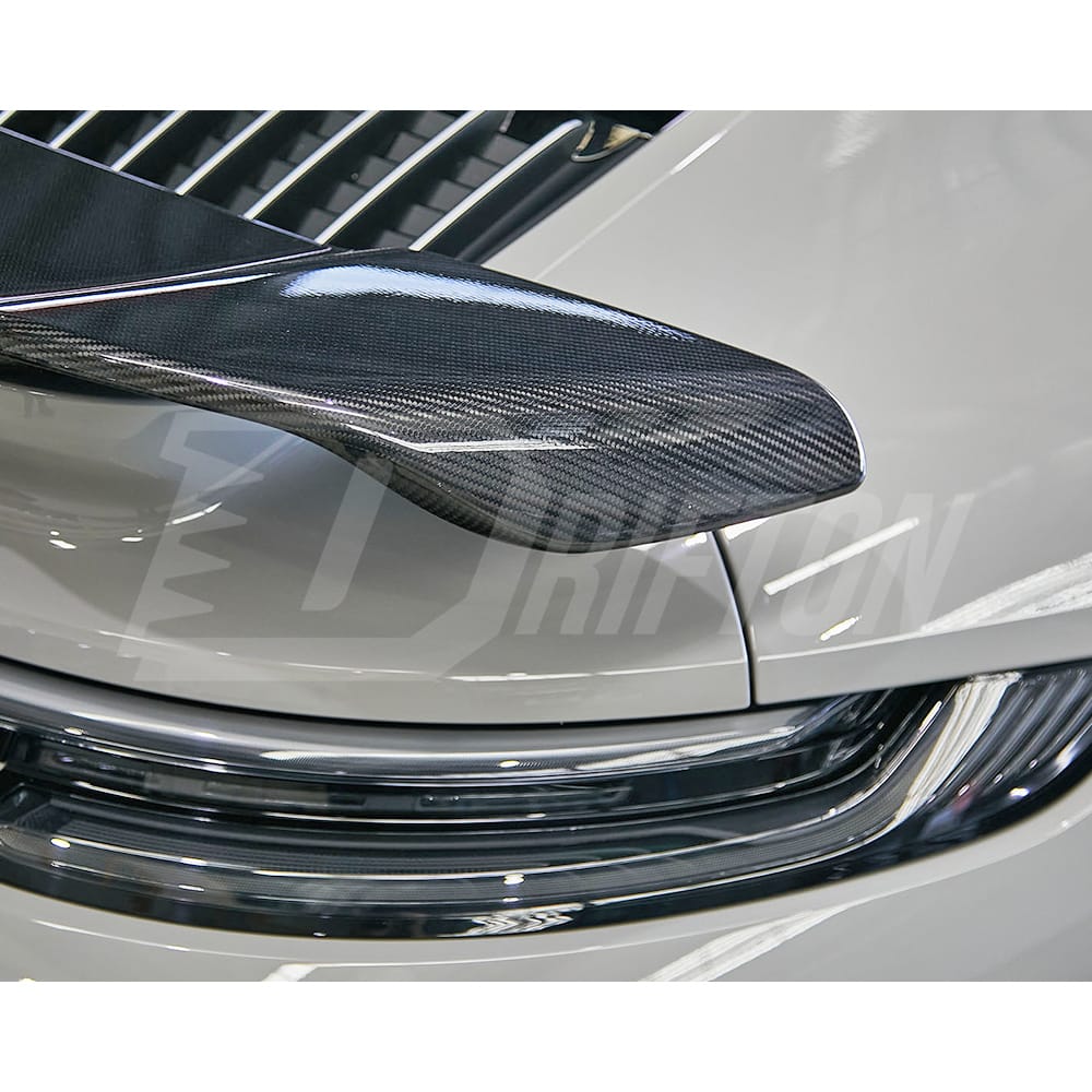 TechArt Style Dry Carbon Fiber Rear Spoiler For Porsche 911 992 Turbo S 2019-2023