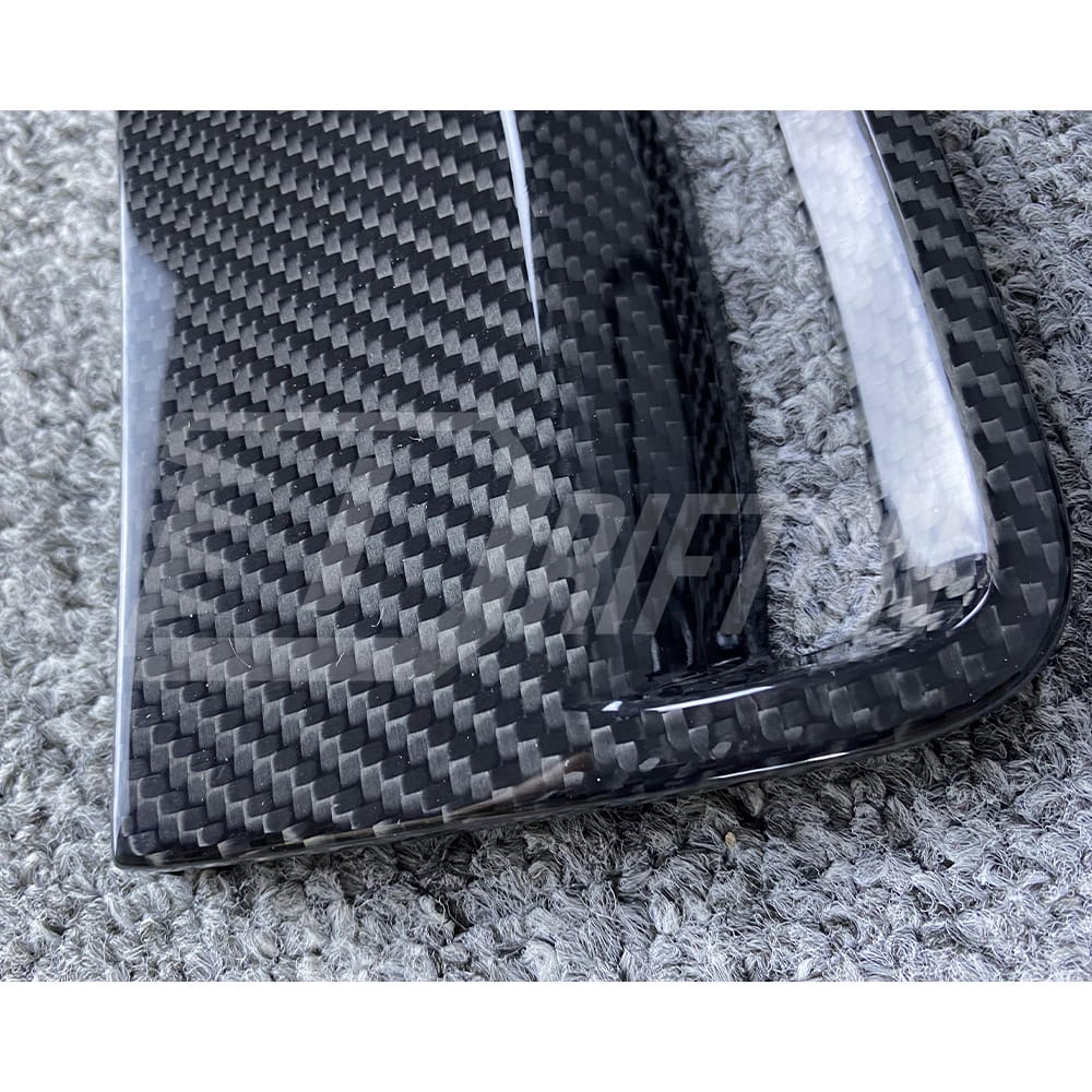 TechArt Style Dry Carbon Fiber With Portion Primer Front Bumper For Porsche 911 992 Turbo S Carrera 2019-2023