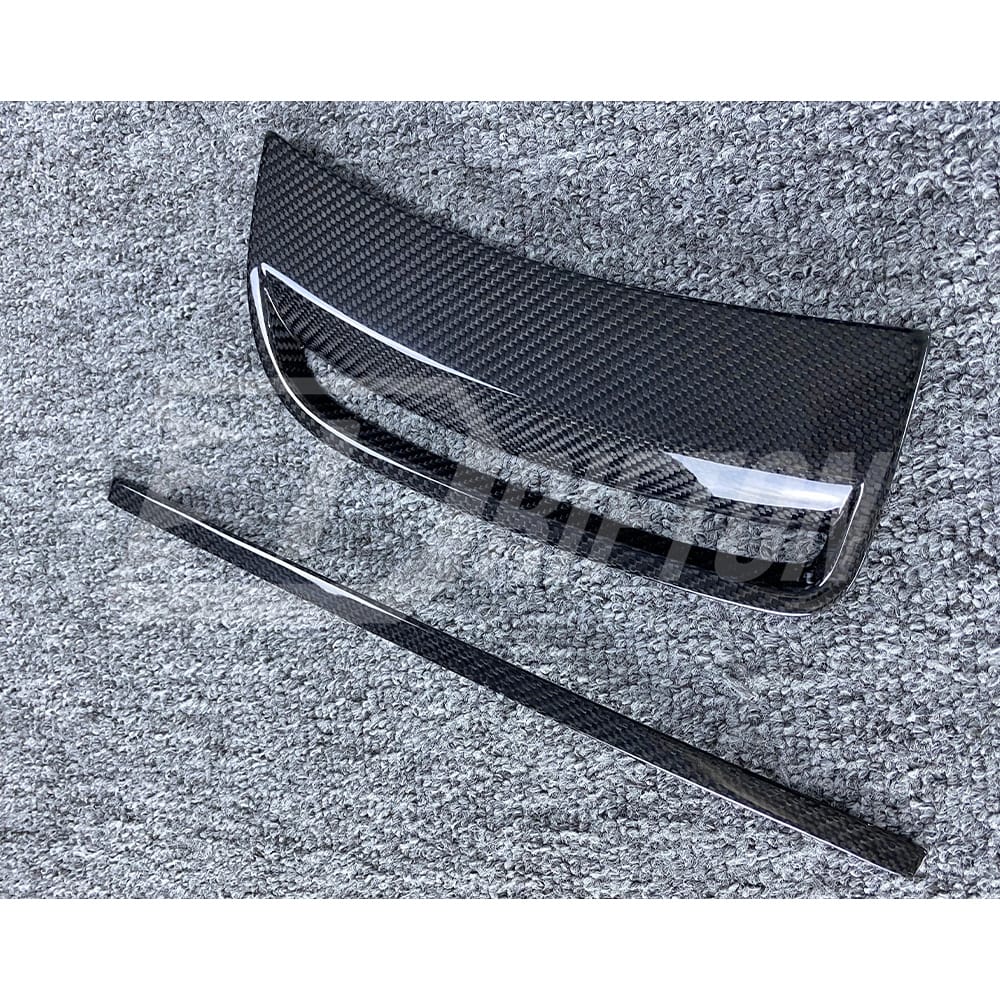 TechArt Style Dry Carbon Fiber With Portion Primer Front Bumper For Porsche 911 992 Turbo S Carrera 2019-2023