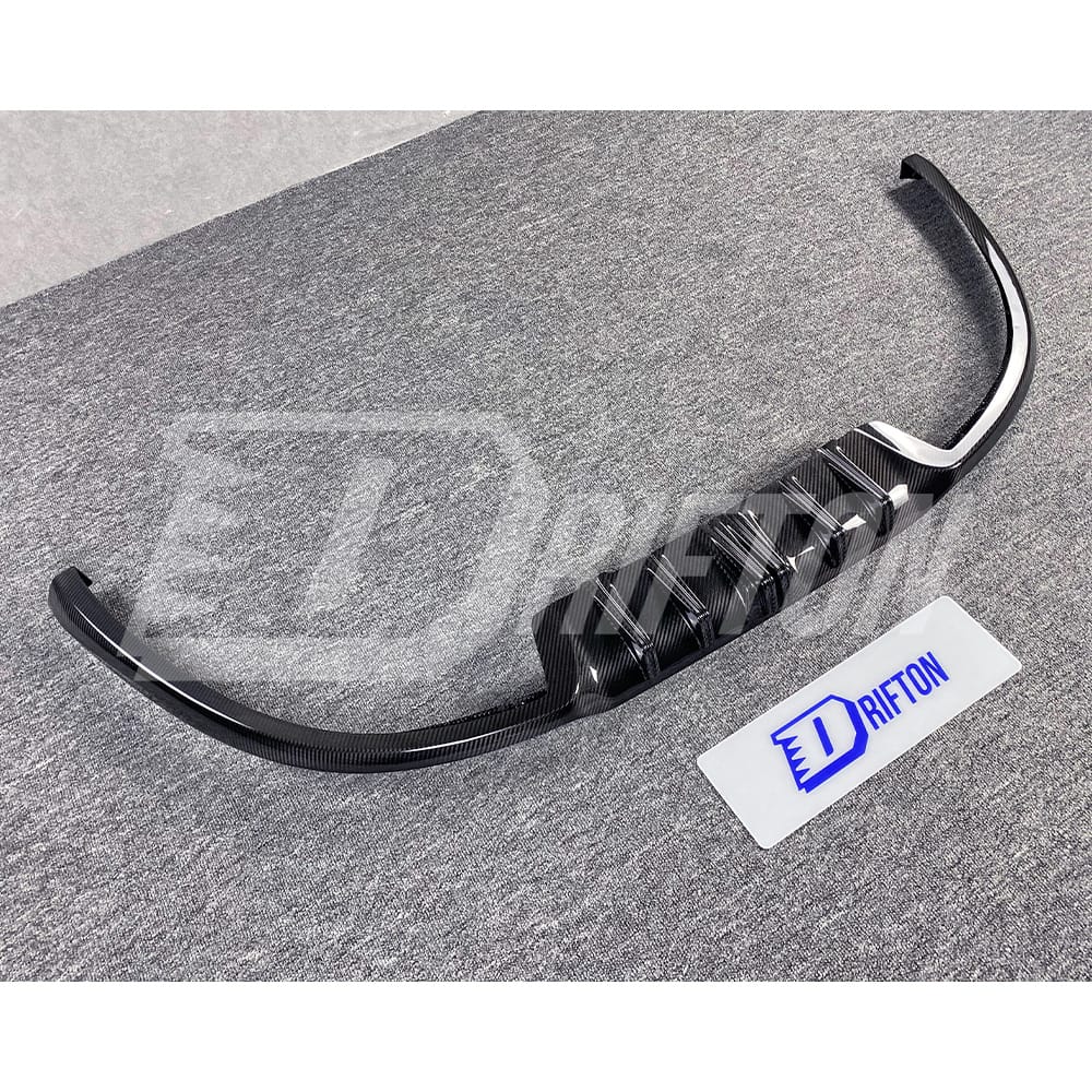 Techart Style Dry Carbon Fiber Rear Diffuser For Porsche 911 992 Carrera S 2019-2023