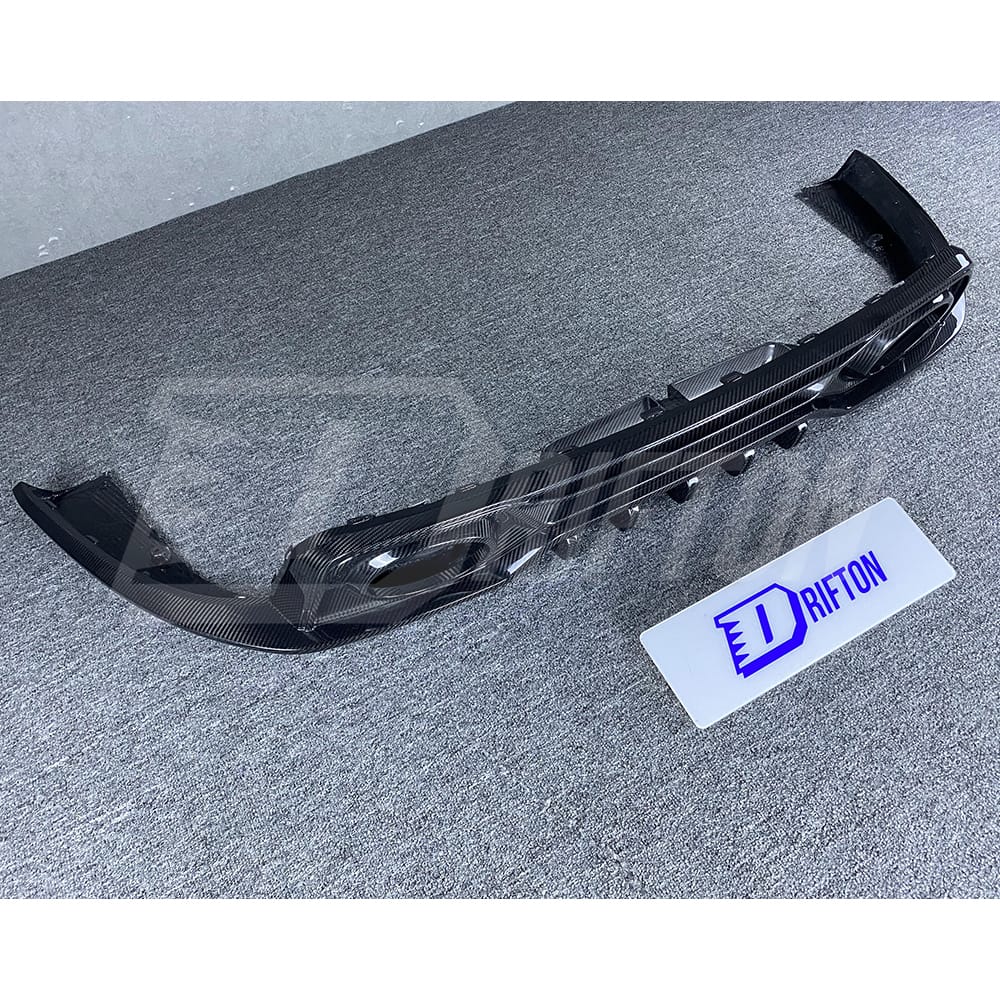 Techart Style Dry Carbon Fiber Rear Diffuser For Porsche 911 992 Turbo S 2019-2023