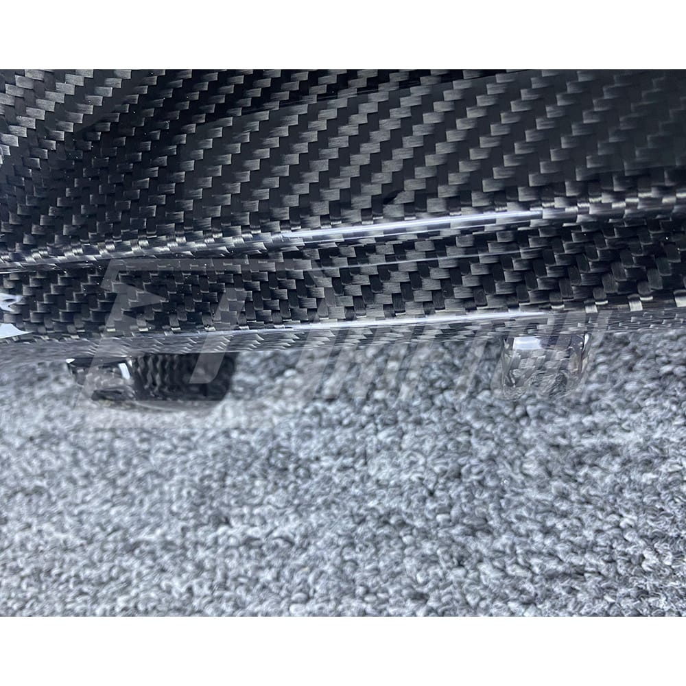 Techart Style Dry Carbon Fiber Rear Diffuser For Porsche 911 992 Turbo S 2019-2023