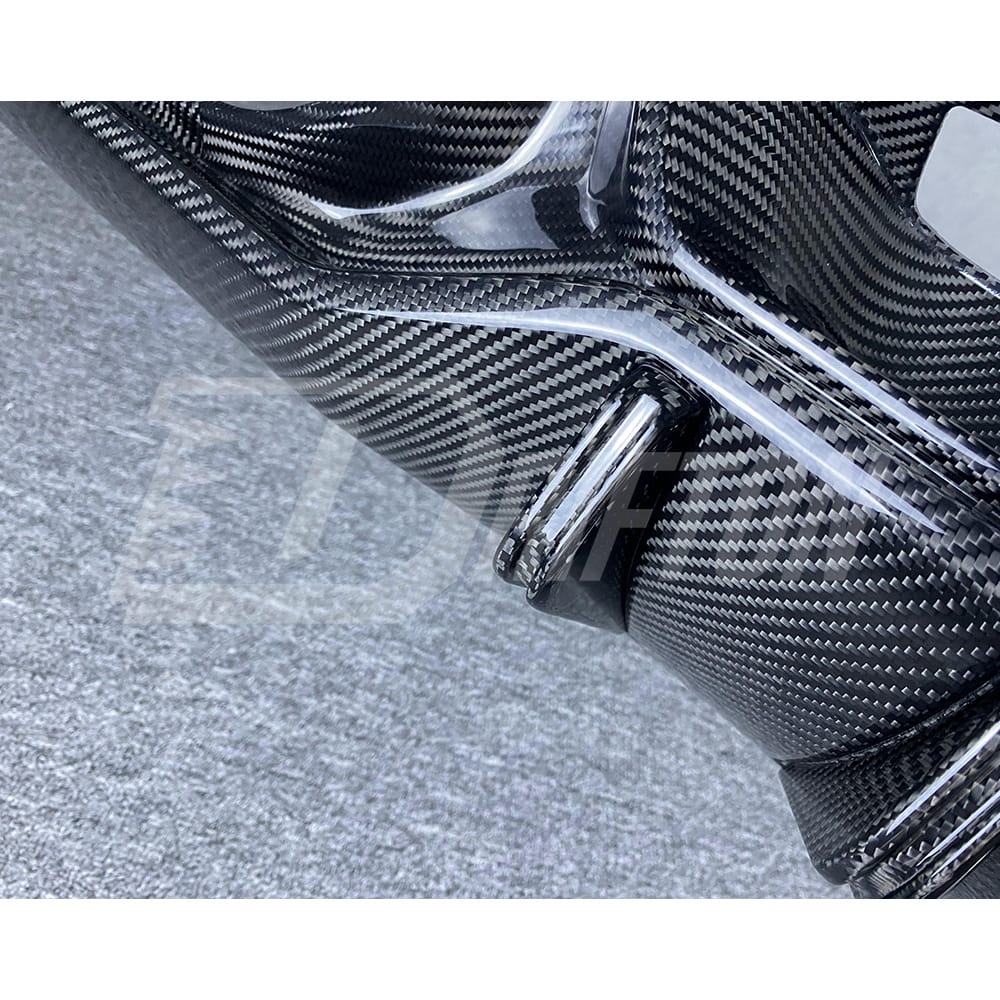 Techart Style Dry Carbon Fiber Rear Diffuser For Porsche 911 992 Turbo S 2019-2023