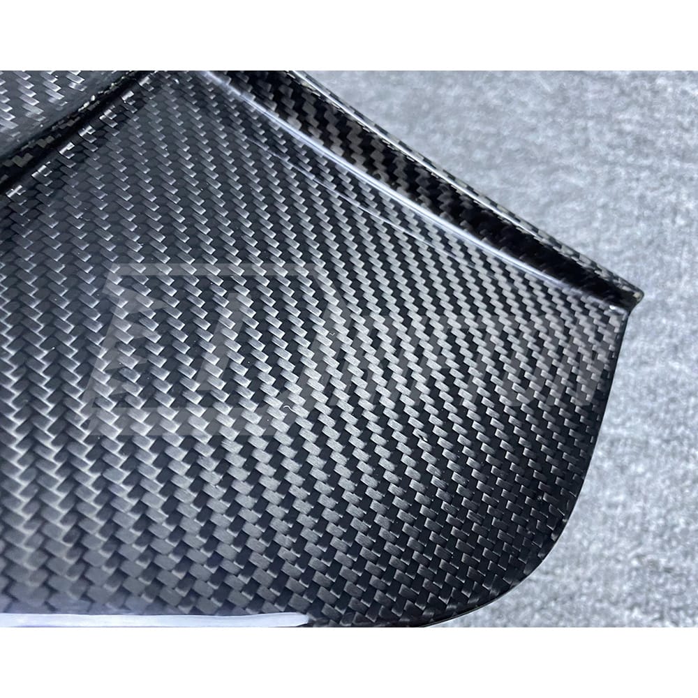 Techart Style Dry Carbon Fiber Rear Splitter For Porsche 911 992 Turbo S 2019-2023