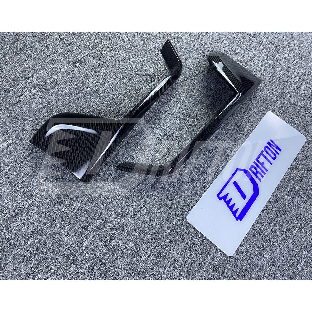 Techart Style Dry Carbon Fiber Rear Splitter For Porsche 911 992 Turbo S 2019-2023