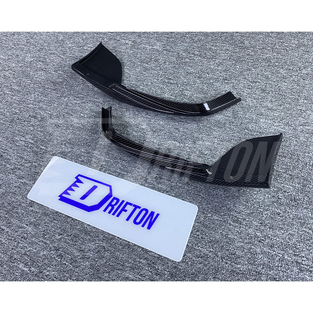 Techart Style Dry Carbon Fiber Rear Splitter For Porsche 911 992 Turbo S 2019-2023