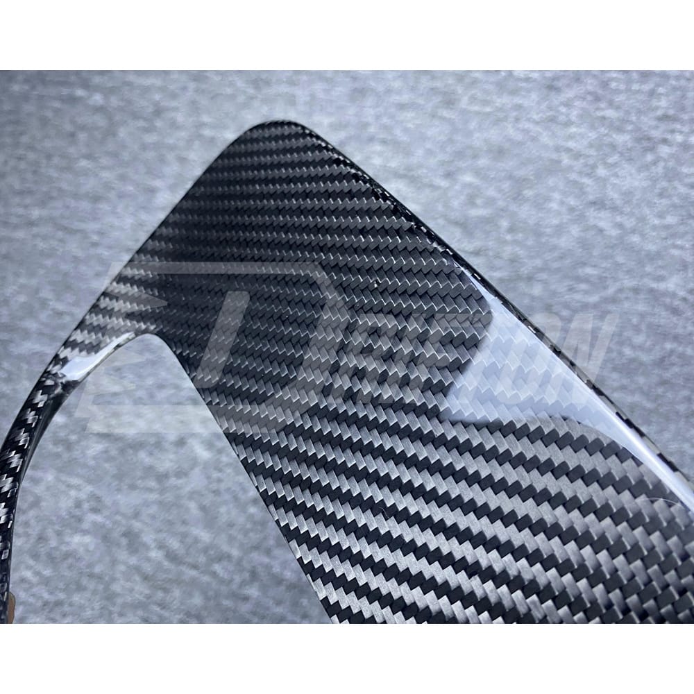 Techart Style Dry Carbon Fiber Side Vent Air Inlet Trims For Porsche 911 992 Turbo S 2019-2023
