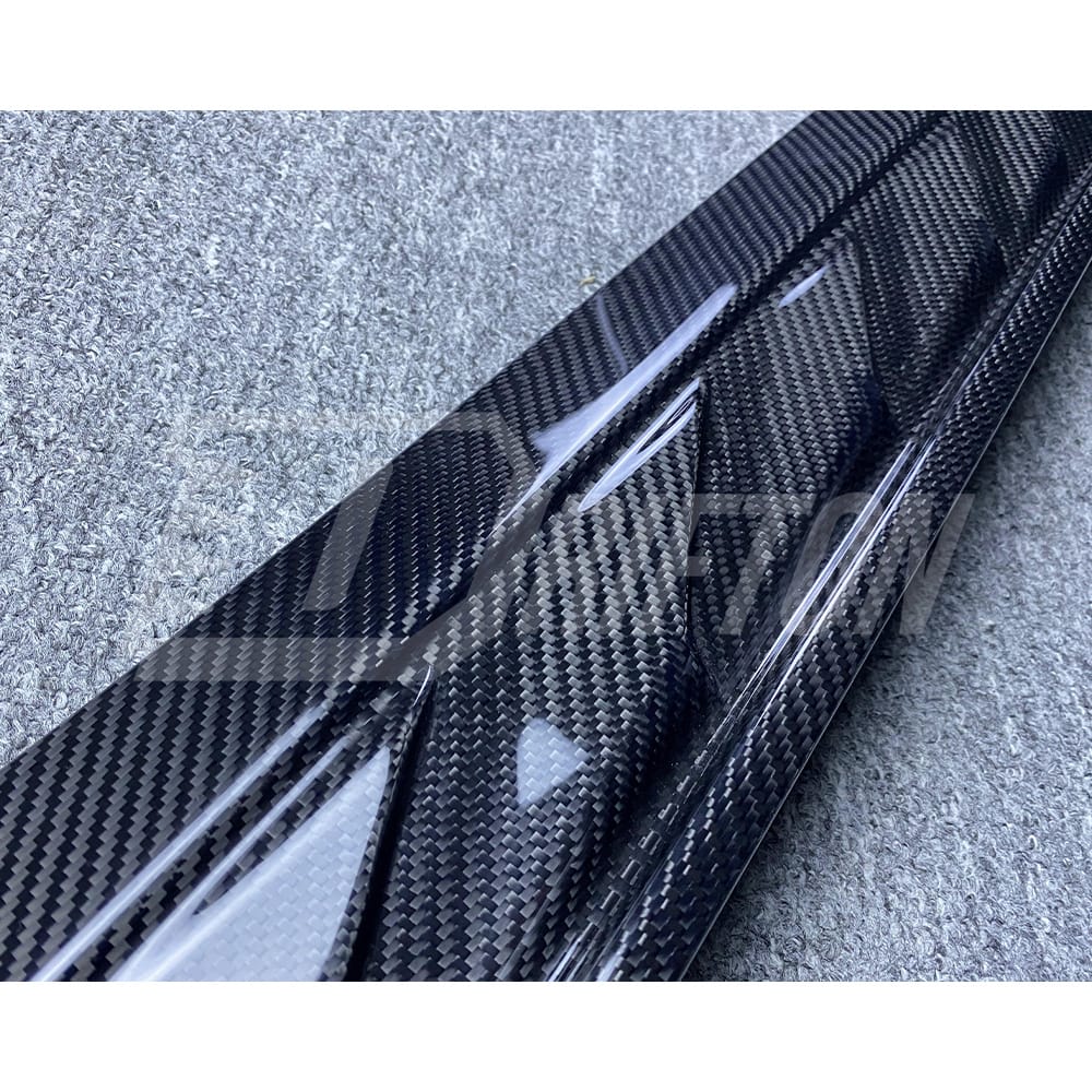 TopCar Style Dry Carbon Fiber Side Skirt For Porsche 911 992 Carrera S 2019-2023