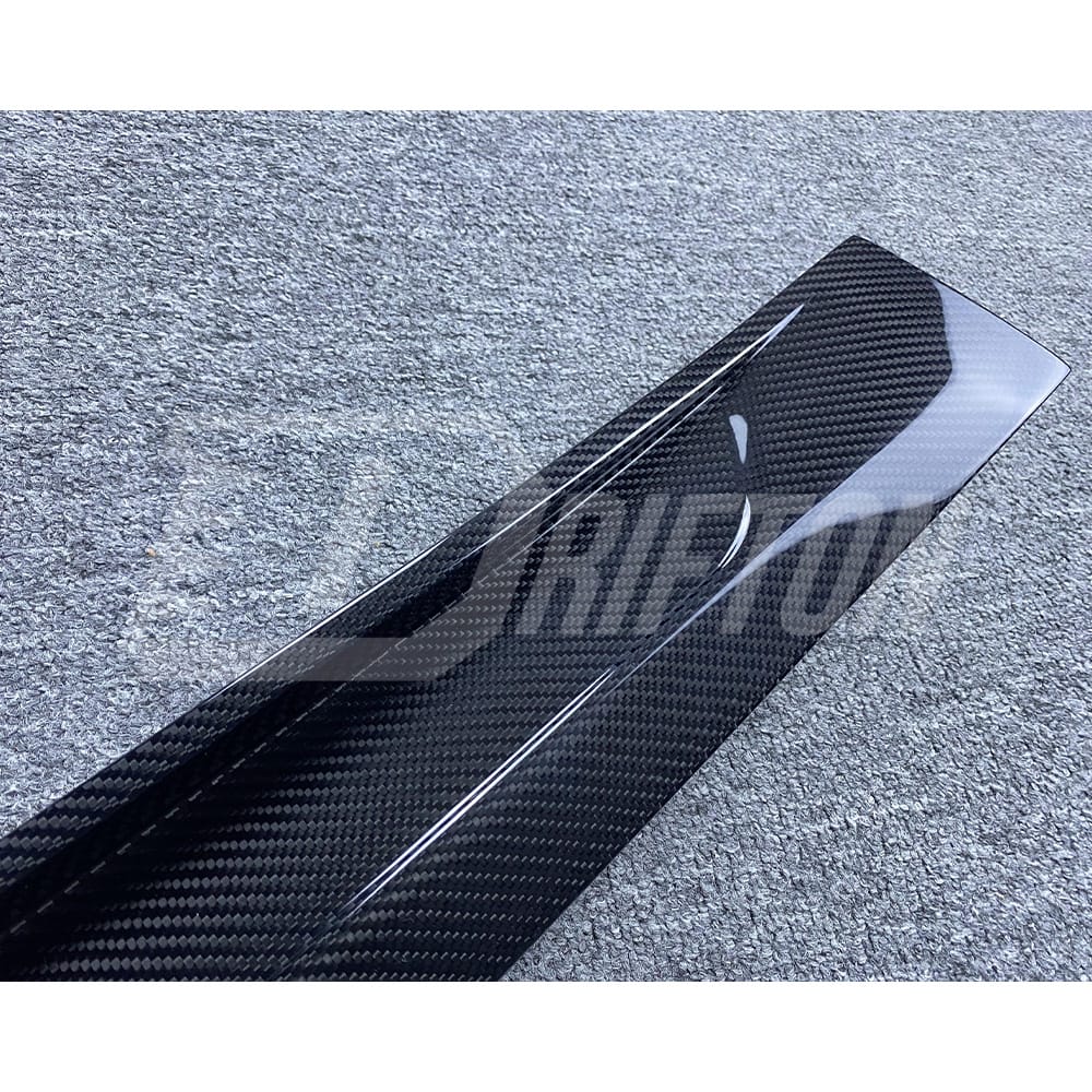 TopCar Style Dry Carbon Fiber Side Skirt For Porsche 911 992 Carrera S 2019-2023