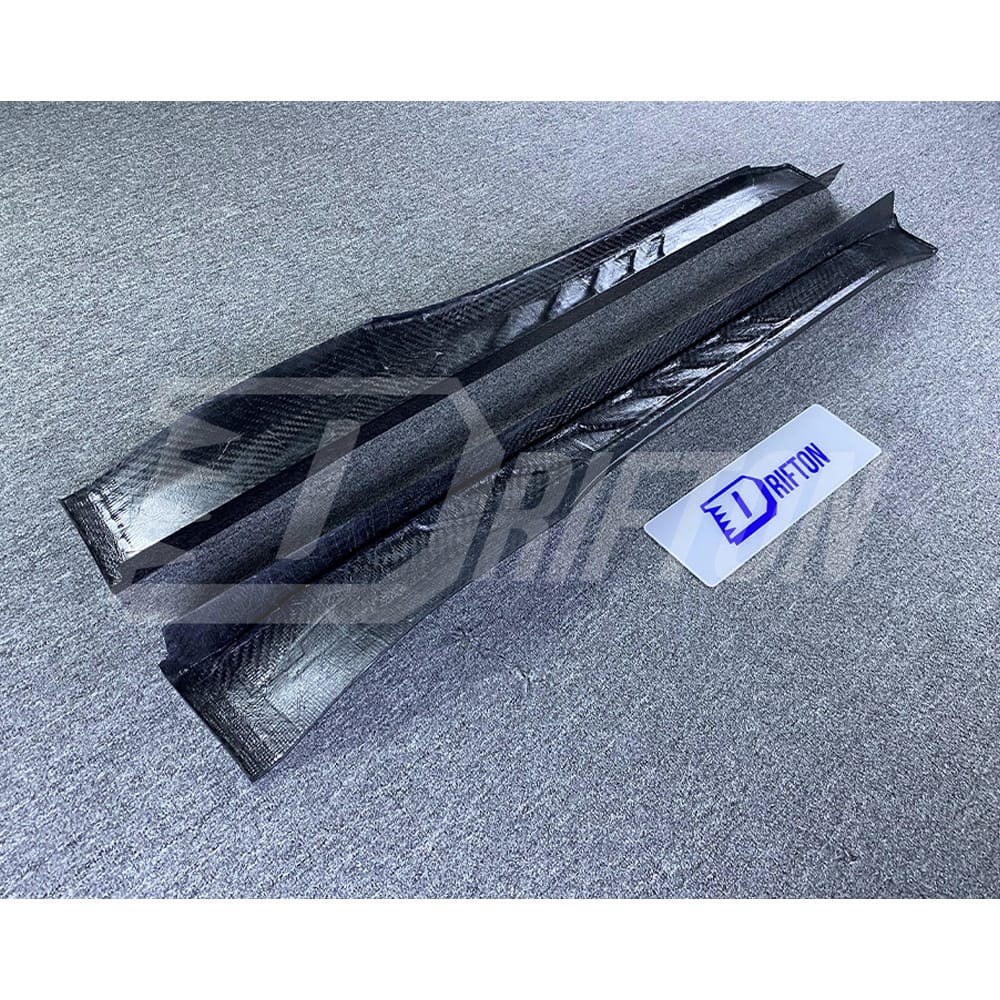 TopCar Style Dry Carbon Fiber Side Skirt For Porsche 911 992 Carrera S 2019-2023