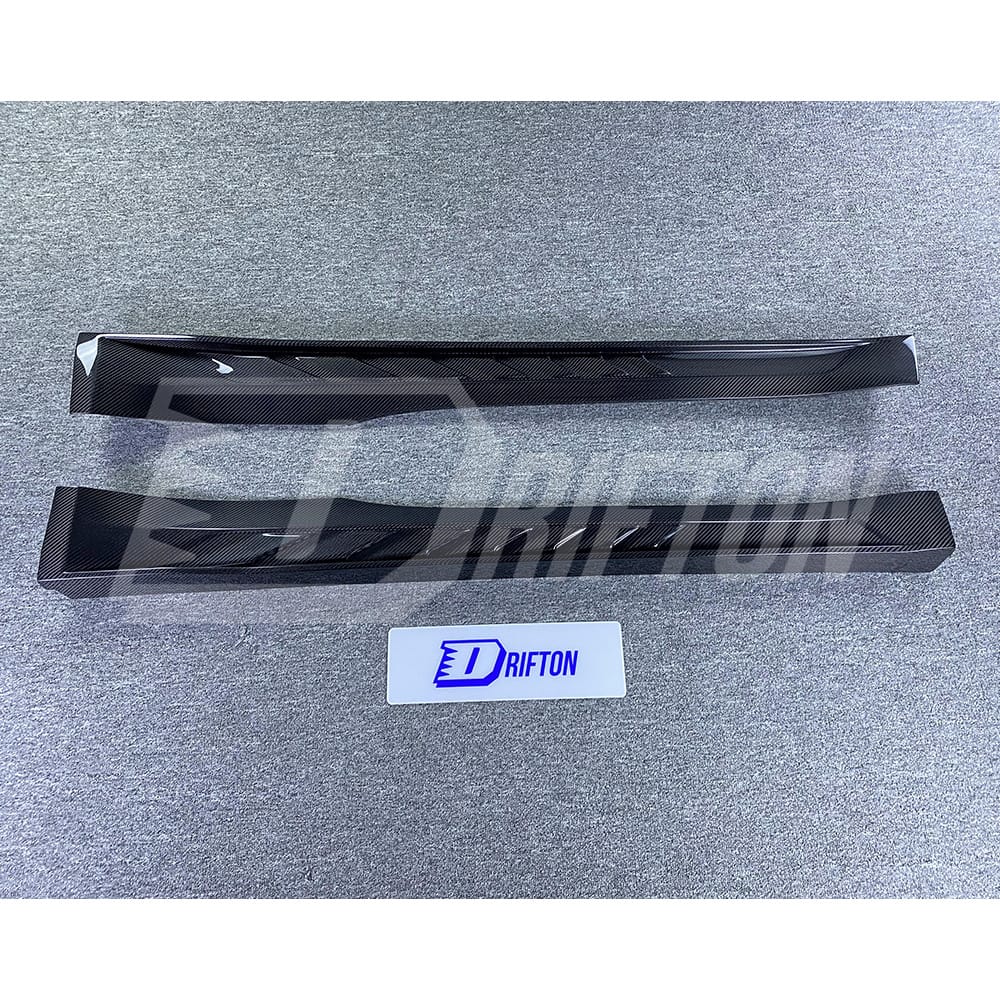 TopCar Style Dry Carbon Fiber Side Skirt For Porsche 911 992 Carrera S 2019-2023