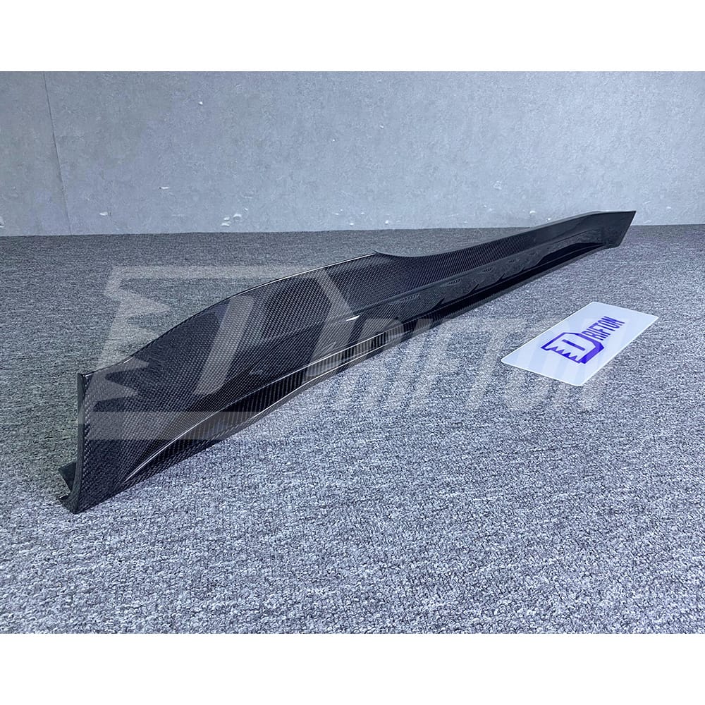 TopCar Style Dry Carbon Fiber Side Skirt For Porsche 911 992 Carrera S 2019-2023