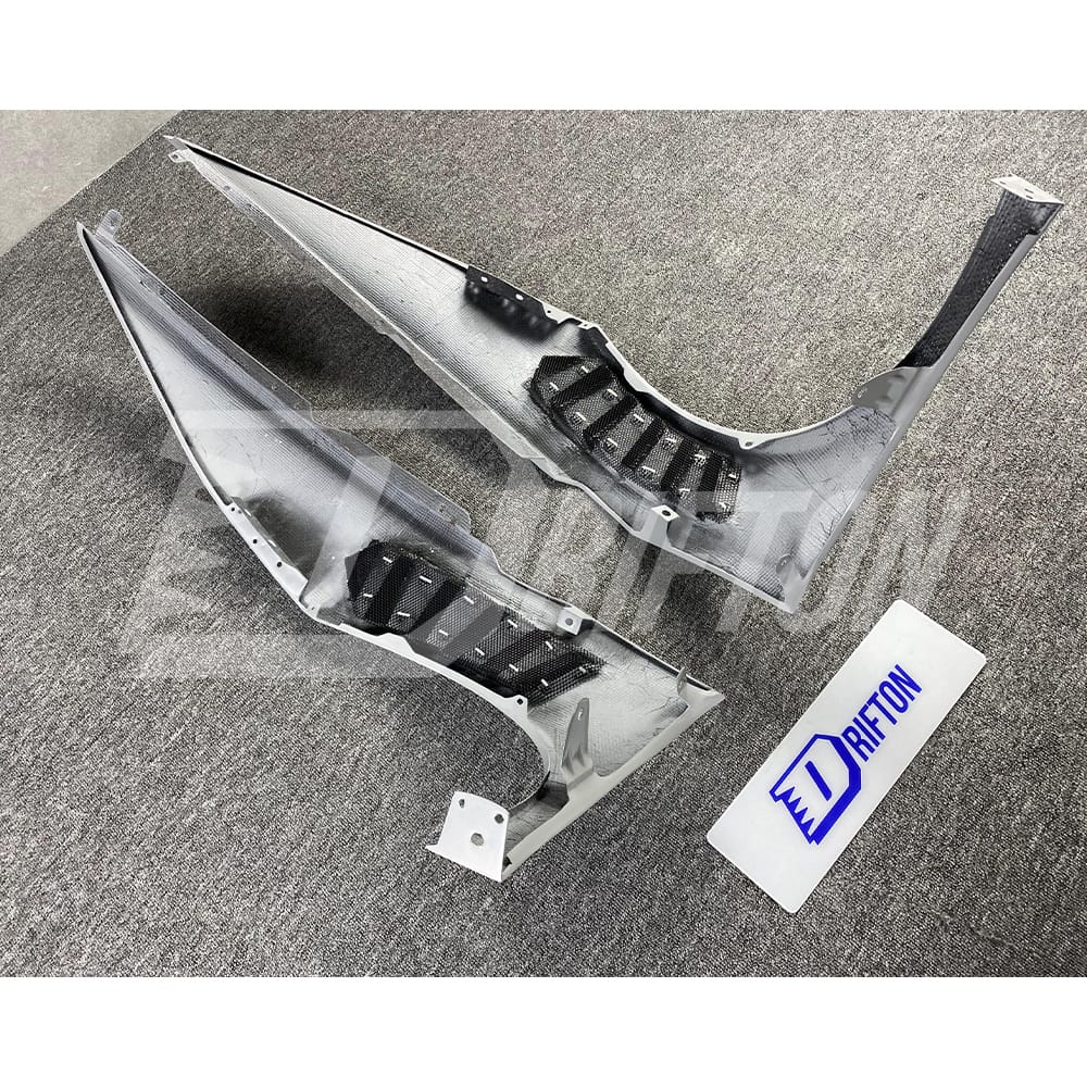 Vorsteiner-Style Half Dry Carbon Fiber Front Fender For Huracan LP610-4 LP580 2014-2018