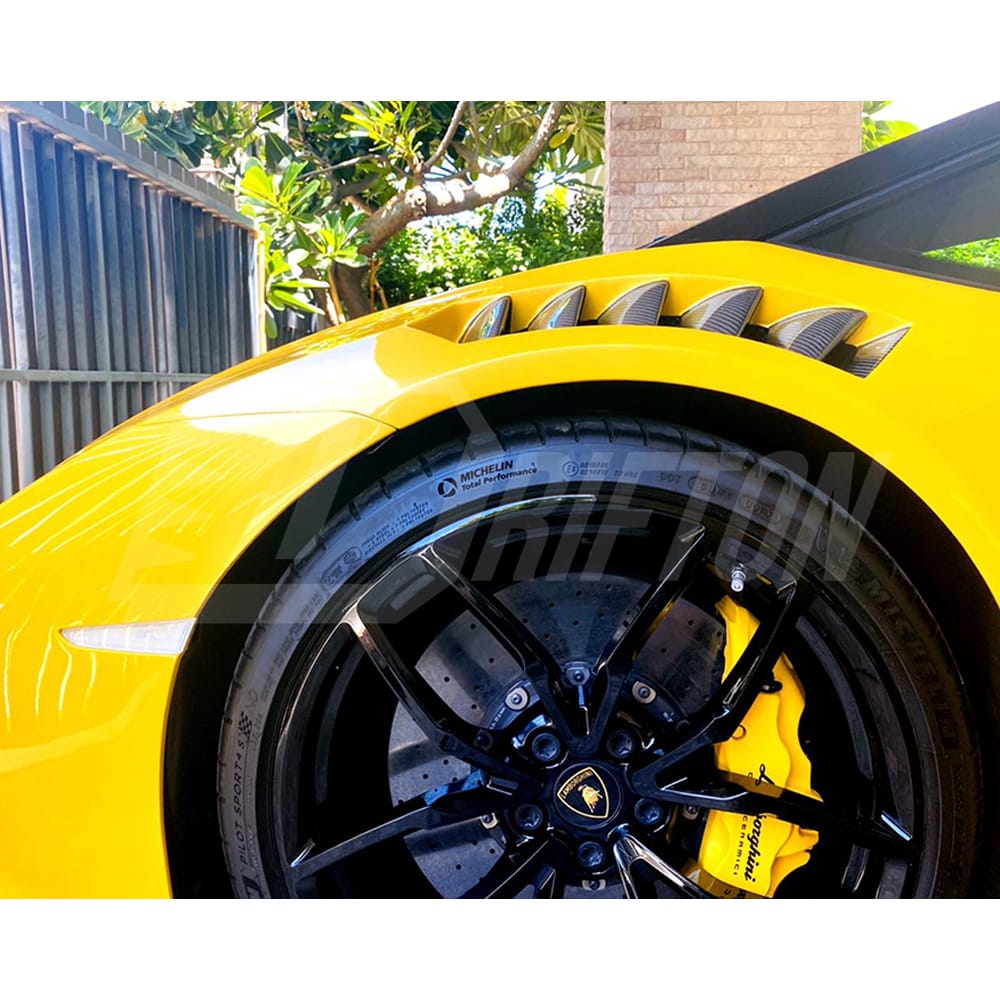 Vorsteiner-Style Half Dry Carbon Fiber Front Fender For Huracan LP610-4 LP580 2014-2018