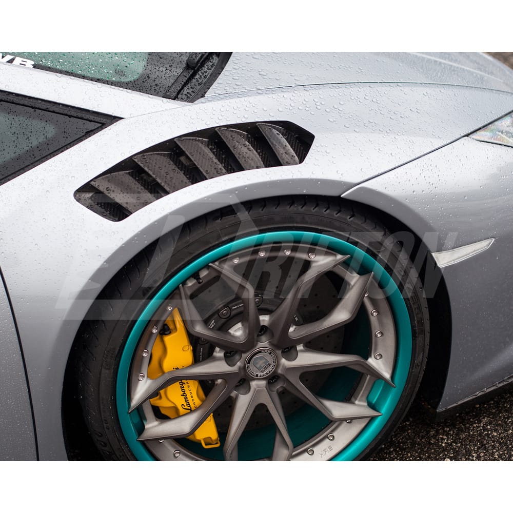 Vorsteiner-Style Half Dry Carbon Fiber Front Fender For Huracan LP610-4 LP580 2014-2018
