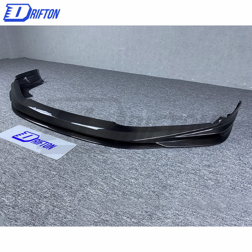 Z007 Style Dry Carbon Fiber Front Lip For Porsche 911 992 Carrera S 2019-2023