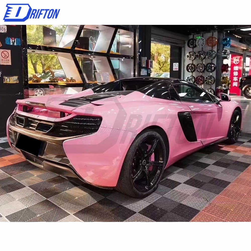 650S Style Dry Carbon Fiber Front Bumper With Grill, Undertray, Air Box For Mclaren MP4-12C