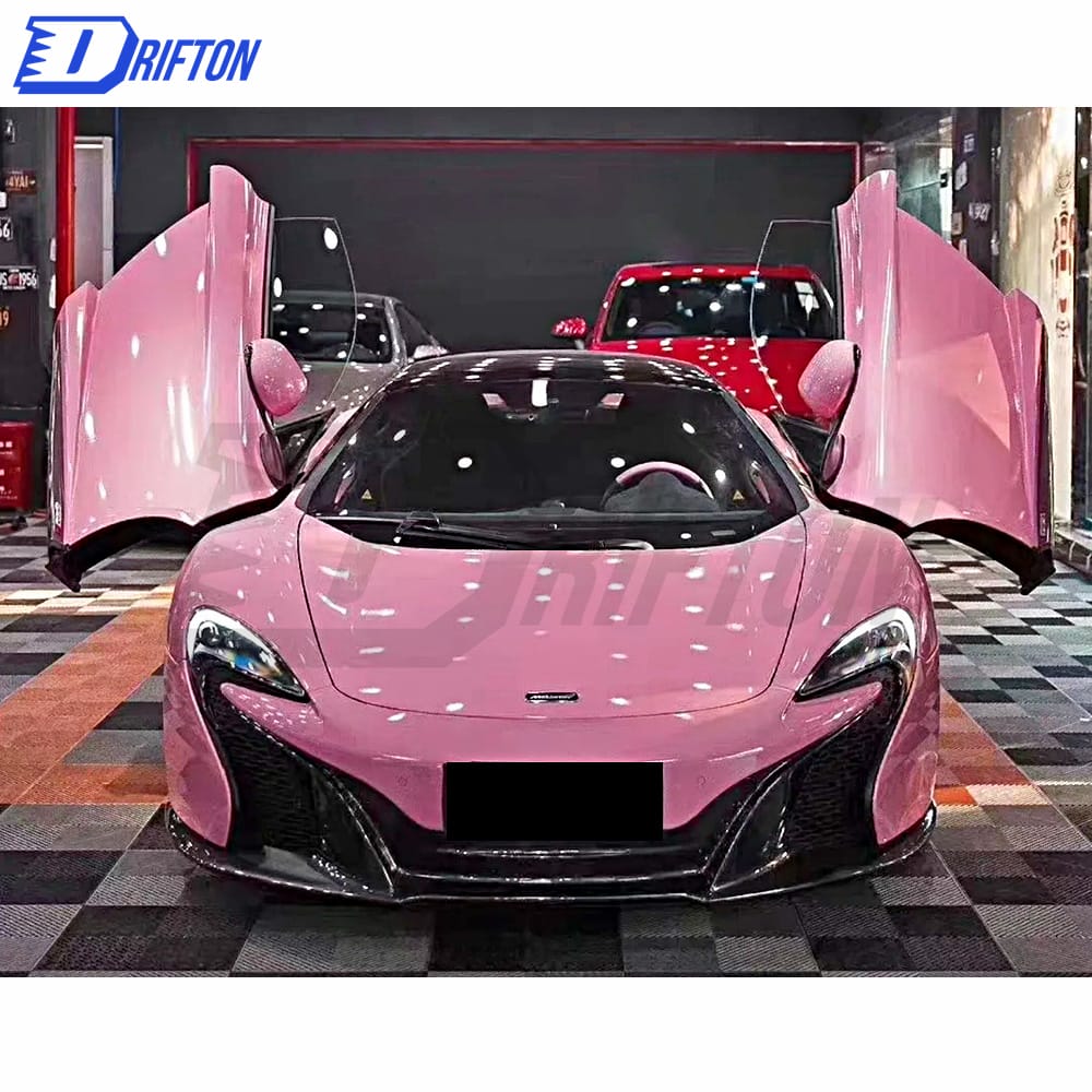 650S Style Dry Carbon Fiber Front Bumper With Grill, Undertray, Air Box For Mclaren MP4-12C