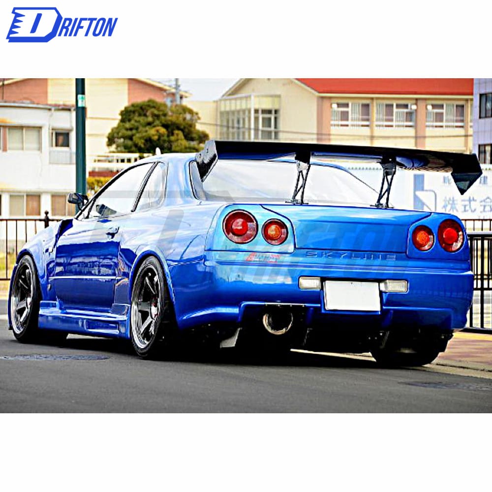 Auto Select Style Carbon Fiber Gt Wing For Nissan R34 GTT GTR 1998-2002