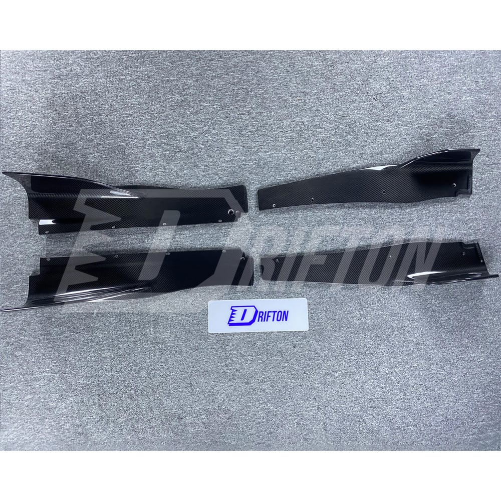 RYFT Style Dry Carbon Fiber Side Skirt For Mclaren 720S 2015-2017