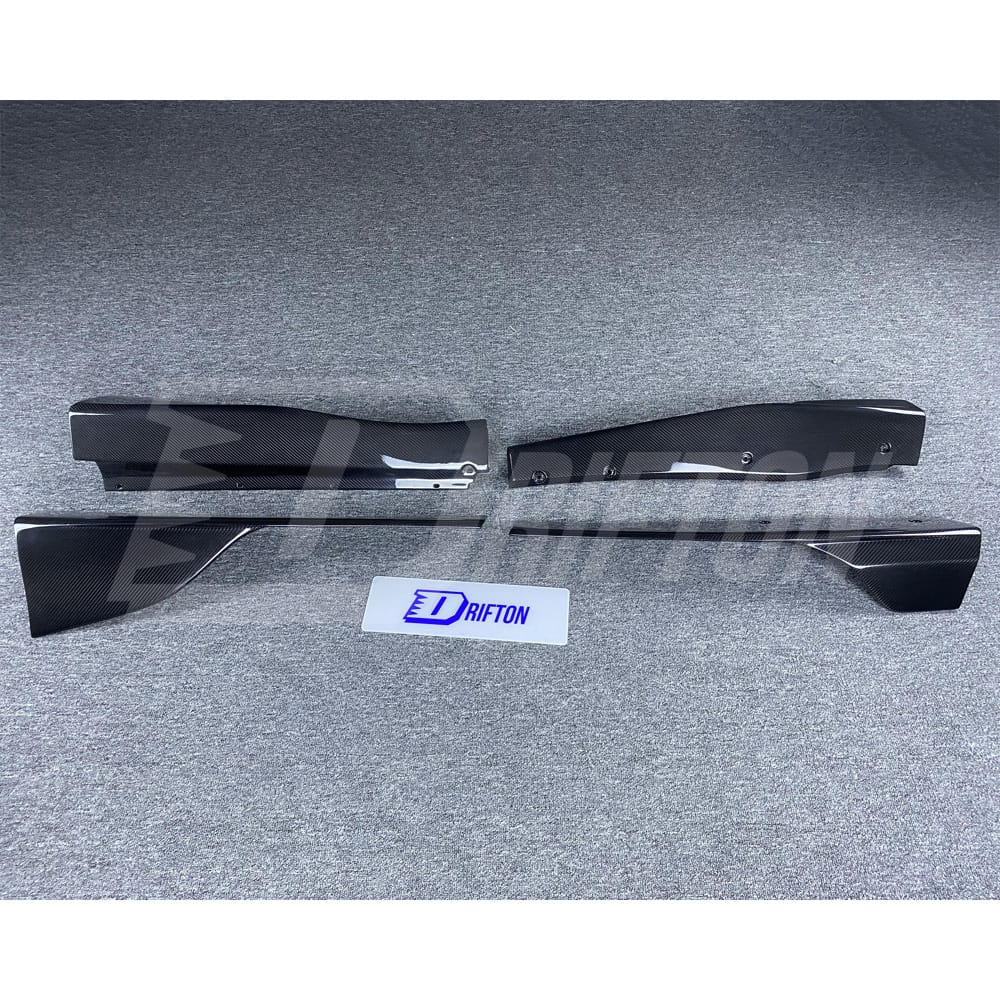 RYFT Style Dry Carbon Fiber Side Skirt For Mclaren 720S 2015-2017