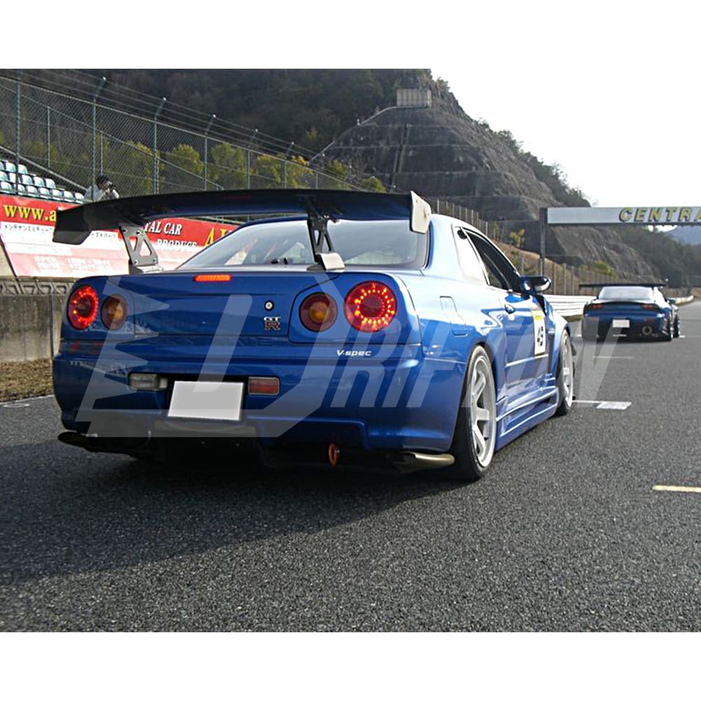 Top Secret Style Carbon Fiber Gt Wing For Nissan R34 GTT GTR 1998-2002
